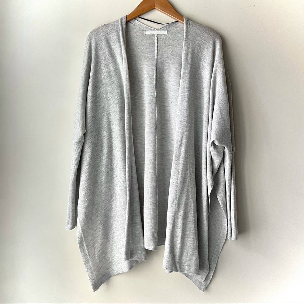 Soft & Flowy Gray Cardigan